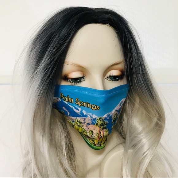 Beautiful New PALM SPRINGS Adult FACE MASK O/S - Picture 14 of 15